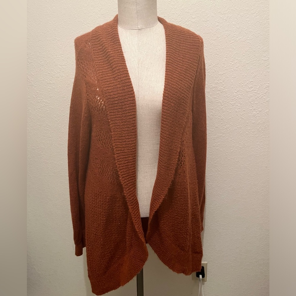 Burnt orange cardigan